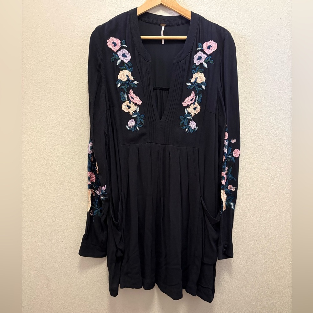 Free People Mia Embroidered Mini Dress - Picture 6 of 8
